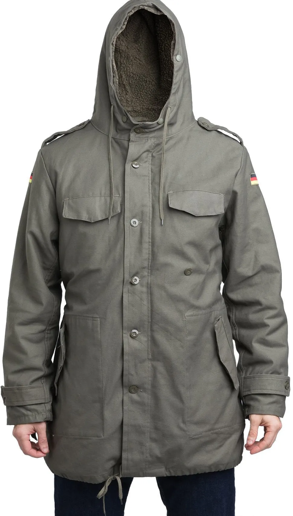 AB BW parka, harmaanvihreä