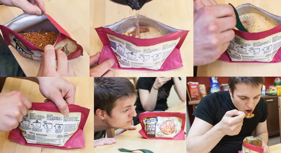 Blå Band Outdoor Meal aamiainen