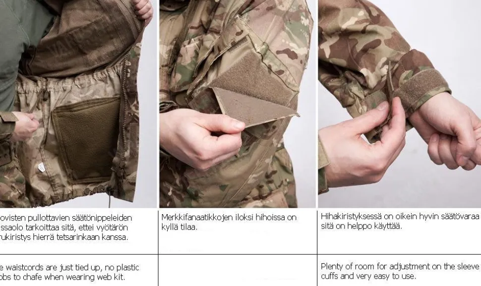 Brittiläinen PCS Windproof Smock, MTP