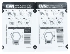 CVN Hexagon Chest Seal venttiilitön ilmarintasidos, 2-Pack