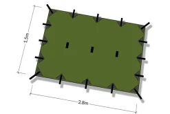 DD Hammocks SuperLight Tarp laavukangas