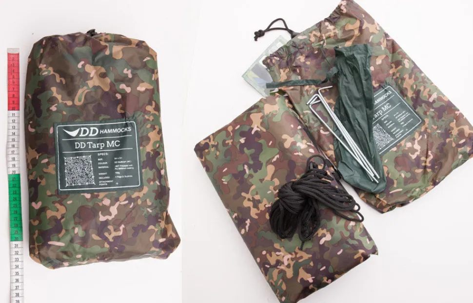 DD Hammocks 3x3 Tarp laavukangas, DD Multicam