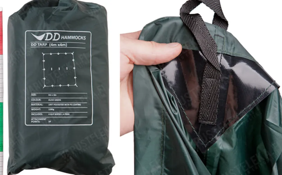 DD Hammocks 4x4 Tarp laavukangas