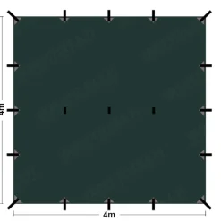 DD Hammocks 4x4 Tarp laavukangas