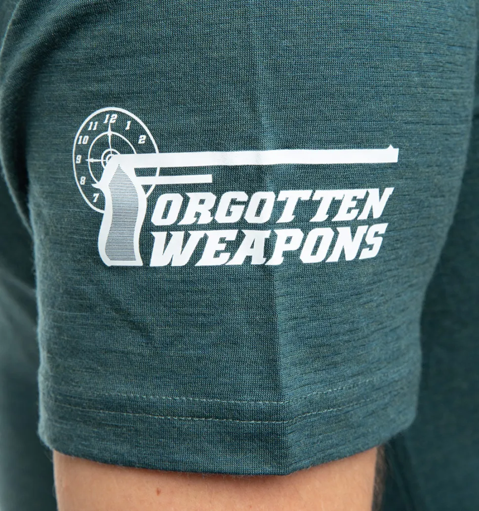Forgotten Weapons Gun Jesus T-paita, merinovillaa