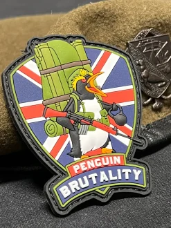 Forgotten Weapons Penguin Brutality moraalimerkki