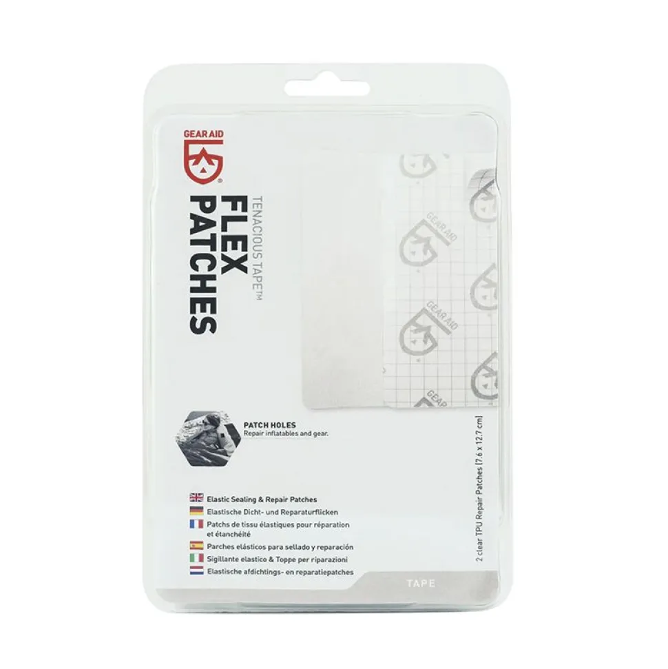 Gear Aid Tenacious Tape Flex Patches paikkasarja, kirkas