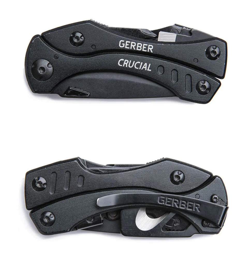 Gerber Crucial monitoimityökalu ja hihnaleikkuri