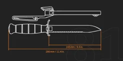 Glock FM 81 selviytymisveitsi sahalla