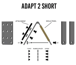 Guardian Warrior Solutions Adapt 2 Short kiinnike