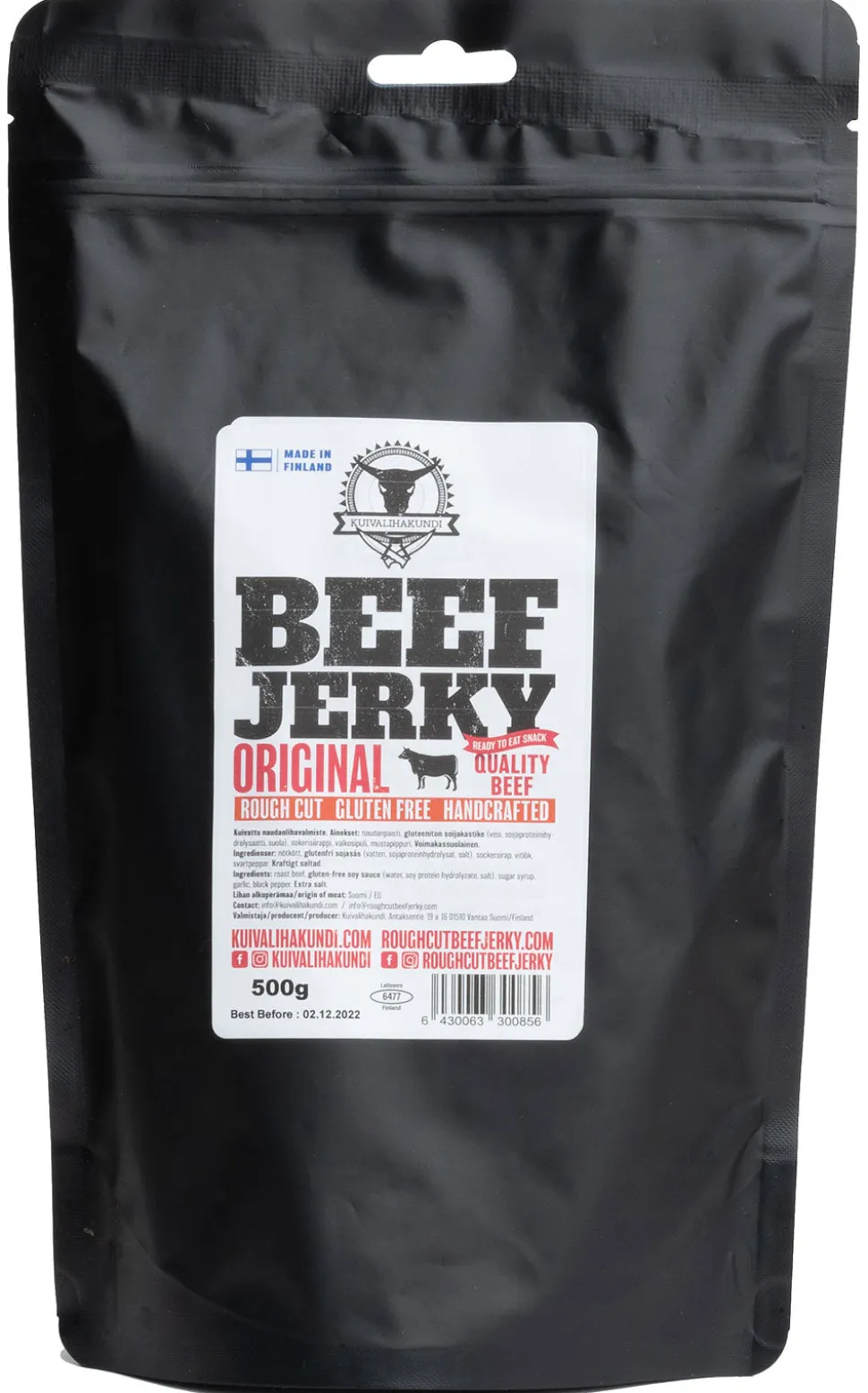 Kuivalihakundi Beef Jerky kuivaliha, 500 g