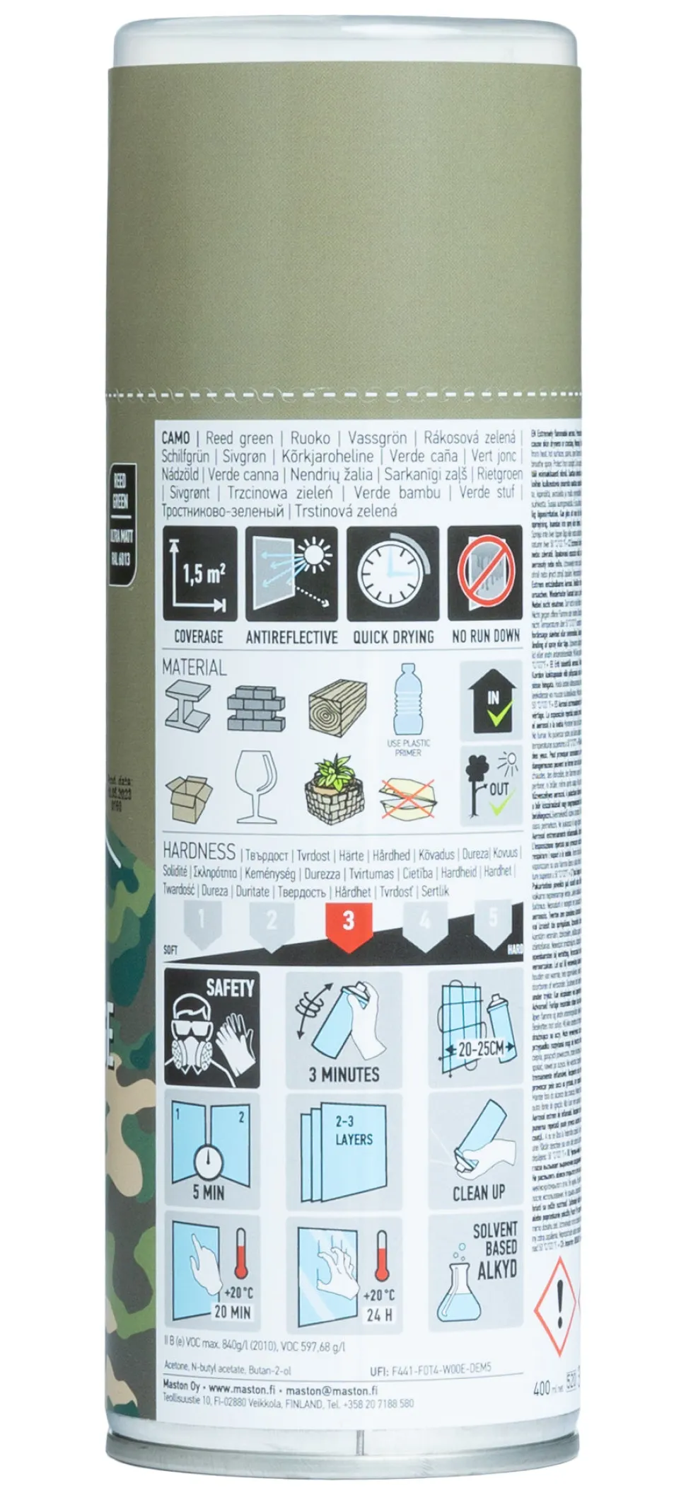 Maston Camouflage spraymaali 400ml