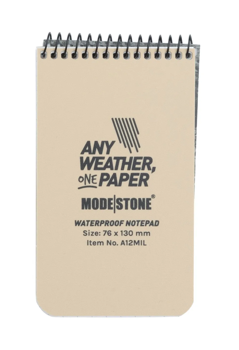 Modestone vedenpitävä muistilehtiö, 76 x 130 mm