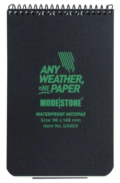 Modestone vedenpitävä muistilehtiö, 96 x 148 mm + GlowPad