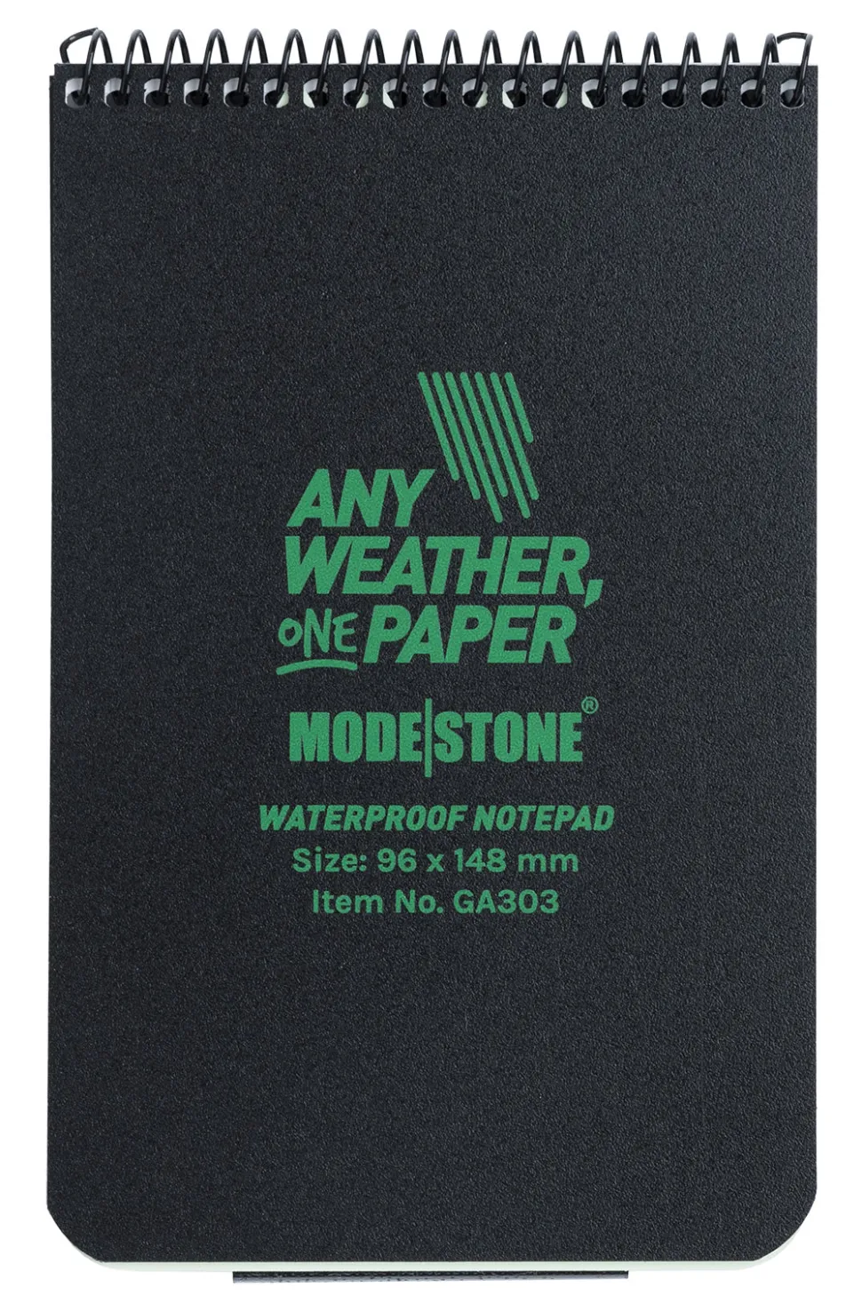Modestone vedenpitävä muistilehtiö, 96 x 148 mm + GlowPad