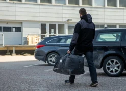 Ranskalainen keikkalaukku, 115 l, musta, ylijäämä