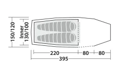 Robens Voyager 2EX tunneliteltta