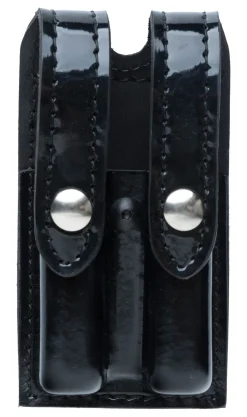Safariland 78 Slimline pistoolin tuplalipastasku, koko 6, High Gloss Black, uudenveroinen