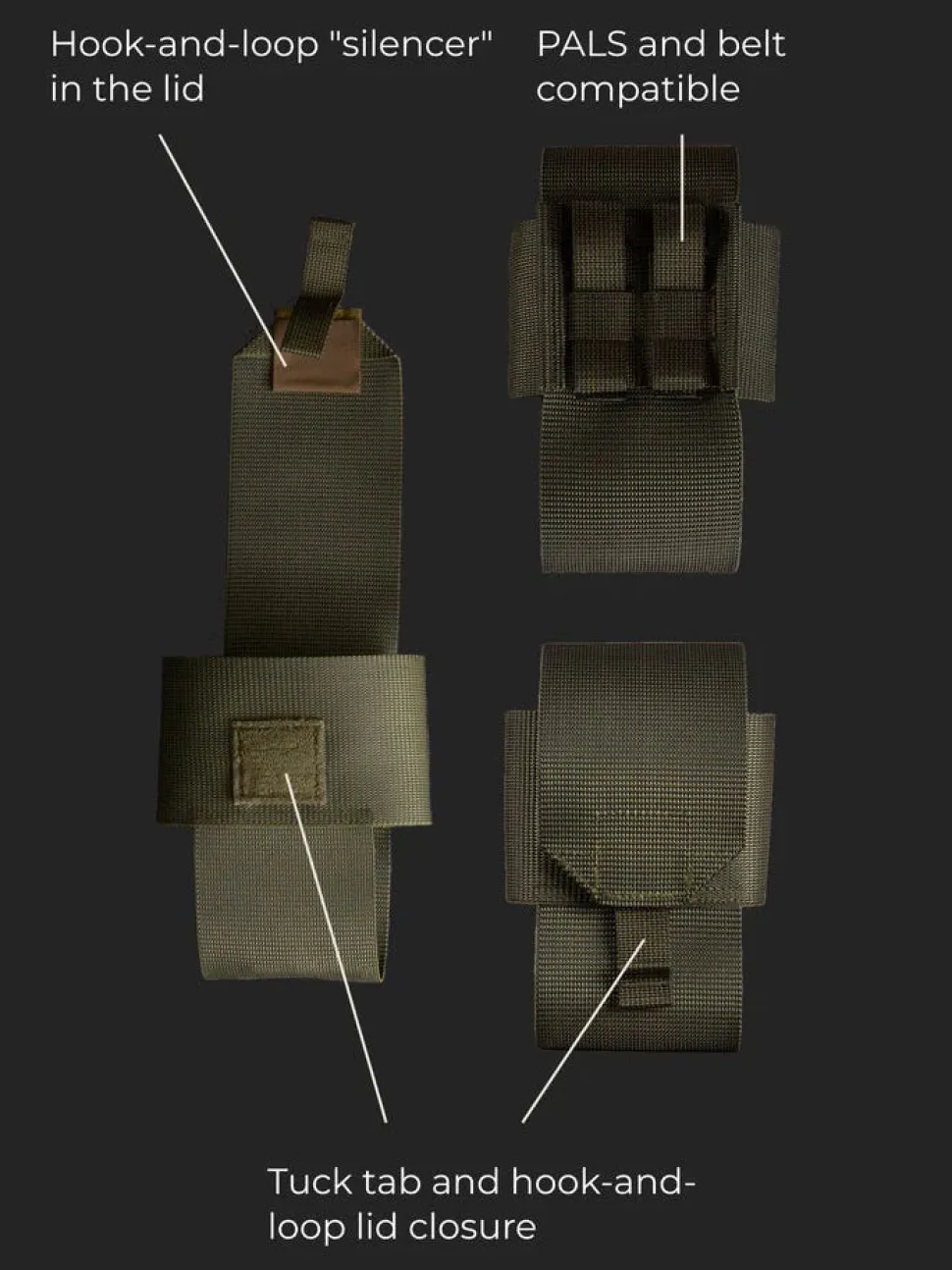 Savotta Trifold E-tool pouch