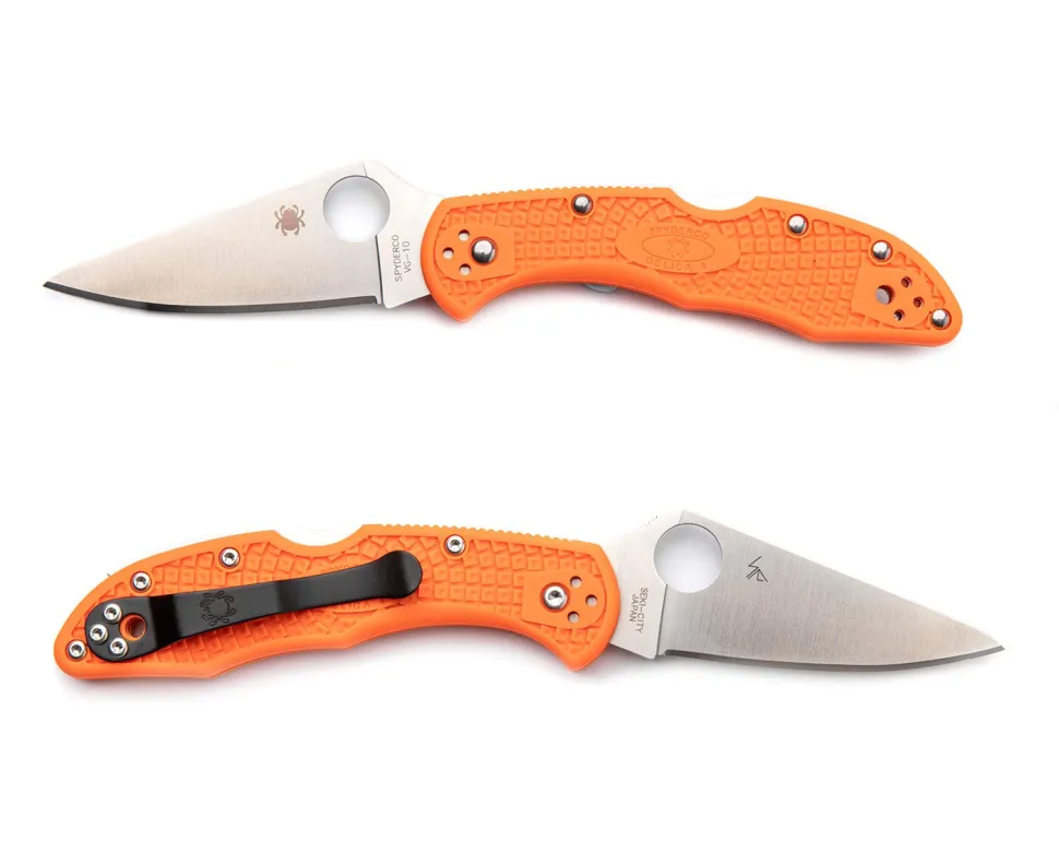 Spyderco Delica 4 FRN Full Flat Ground taittoveitsi