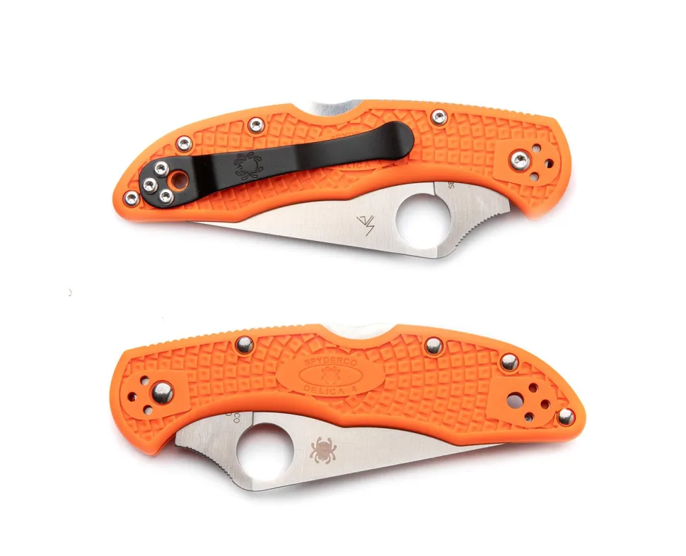 Spyderco Delica 4 FRN Full Flat Ground taittoveitsi