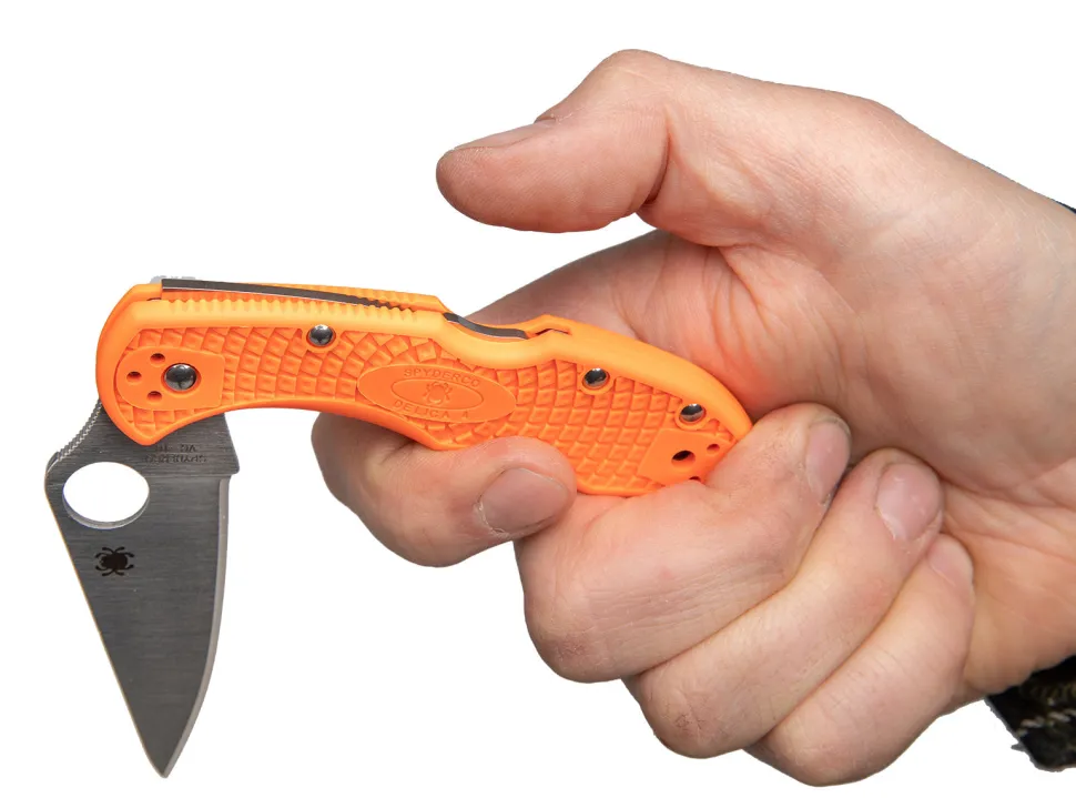 Spyderco Delica 4 FRN Full Flat Ground taittoveitsi