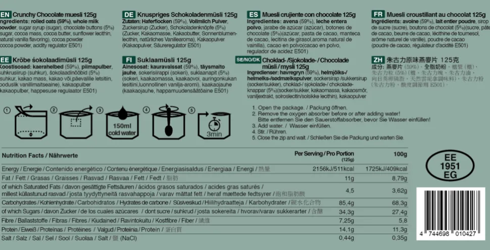 Tactical Foodpack aamupala