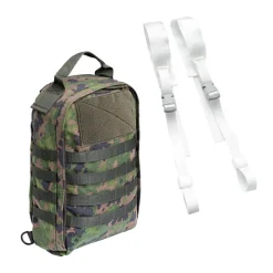 Varusteleka CP10 Mini-taistelureppu litteillä olkaviilekkeillä