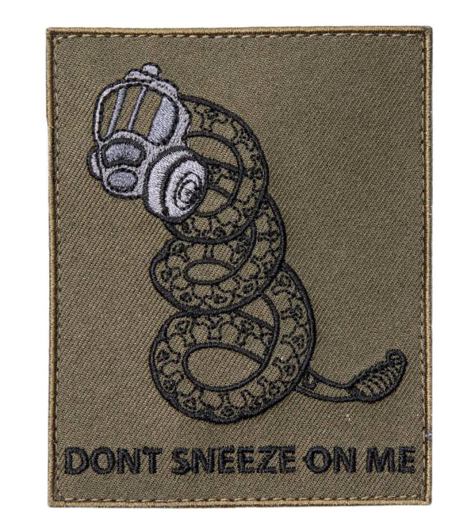 Varusteleka Don't Sneeze on Me moraalimerkki