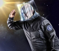 Varusteleka Finnish Space Force moraalimerkki, 90 mm