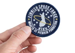 Varusteleka Finnish Space Force moraalimerkki, 65 mm