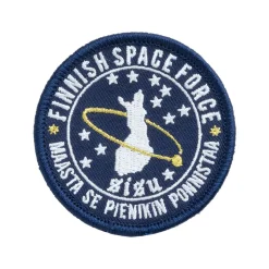 Varusteleka Finnish Space Force moraalimerkki, 65 mm