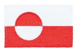 Varusteleka Grönlannin hihalippu, 77 x 48 mm