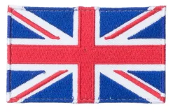 Varusteleka Iso-Britannian hihalippu, 77 x 47 mm
