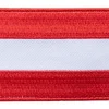 Varusteleka Itävallan hihalippu, 77 x 47 mm