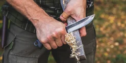 Varusteleka Jääkäripuukko 110 nahkatupella