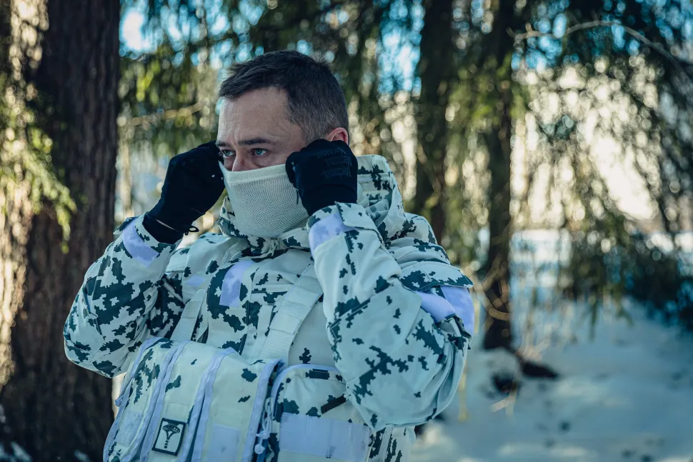 Varusteleka L2 paksu putkikauluri, merinovillaa