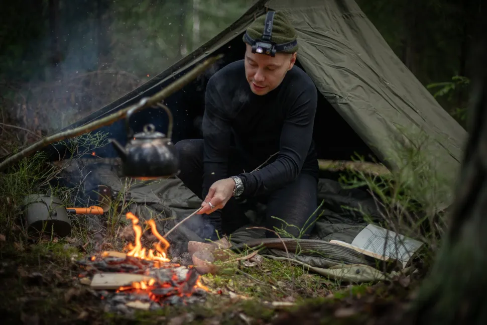 Varusteleka merinovillapaita, pitkähihainen