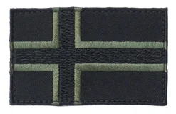 Varusteleka Norjan hihalippu, 77 x 47 mm