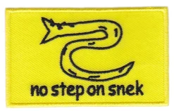 Varusteleka No Step On Snek moraalimerkki