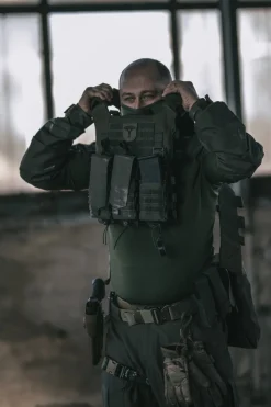 Varusteleka PC18 Plate Carrier, elastinen lipastasku-cummerbund