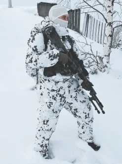 Varusteleka Repun/rinkan sadesuoja, maastokuvioitu
