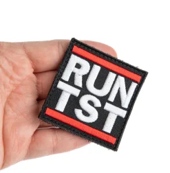 Varusteleka RUN TST moraalimerkki