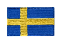 Varusteleka Ruotsin hihalippu, 77 x 47 mm