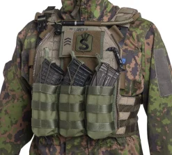 Varusteleka Suojeluskunnan hihamerkki, kenttävärit